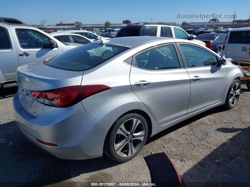 2016 Hyundai Elantra Sport Silver vin: KMHDH4AH5GU488981