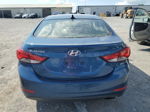 2014 Hyundai Elantra Se Blue vin: KMHDH4AH6EU119429