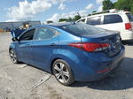 2014 Hyundai Elantra Se Blue vin: KMHDH4AH6EU119429