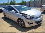 2014 Hyundai Elantra Sport Silver vin: KMHDH4AH7EU077238