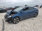 2014 Hyundai Elantra Se Синий vin: KMHDH4AH9EU174652