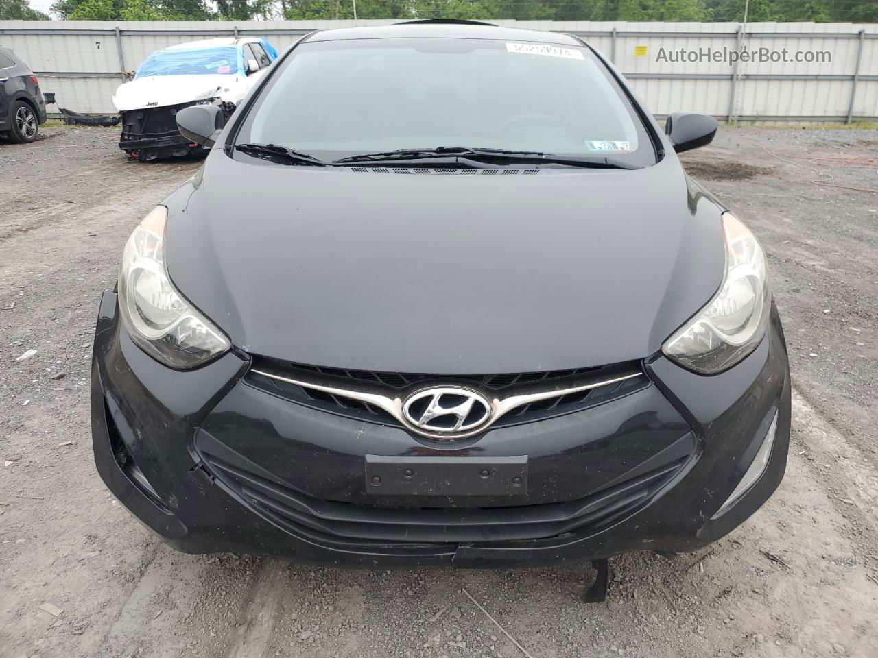 2013 Hyundai Elantra Coupe Gs Черный vin: KMHDH6AE3DU005128