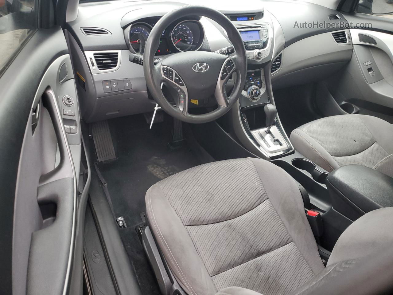 2013 Hyundai Elantra Coupe Gs Черный vin: KMHDH6AE3DU005128