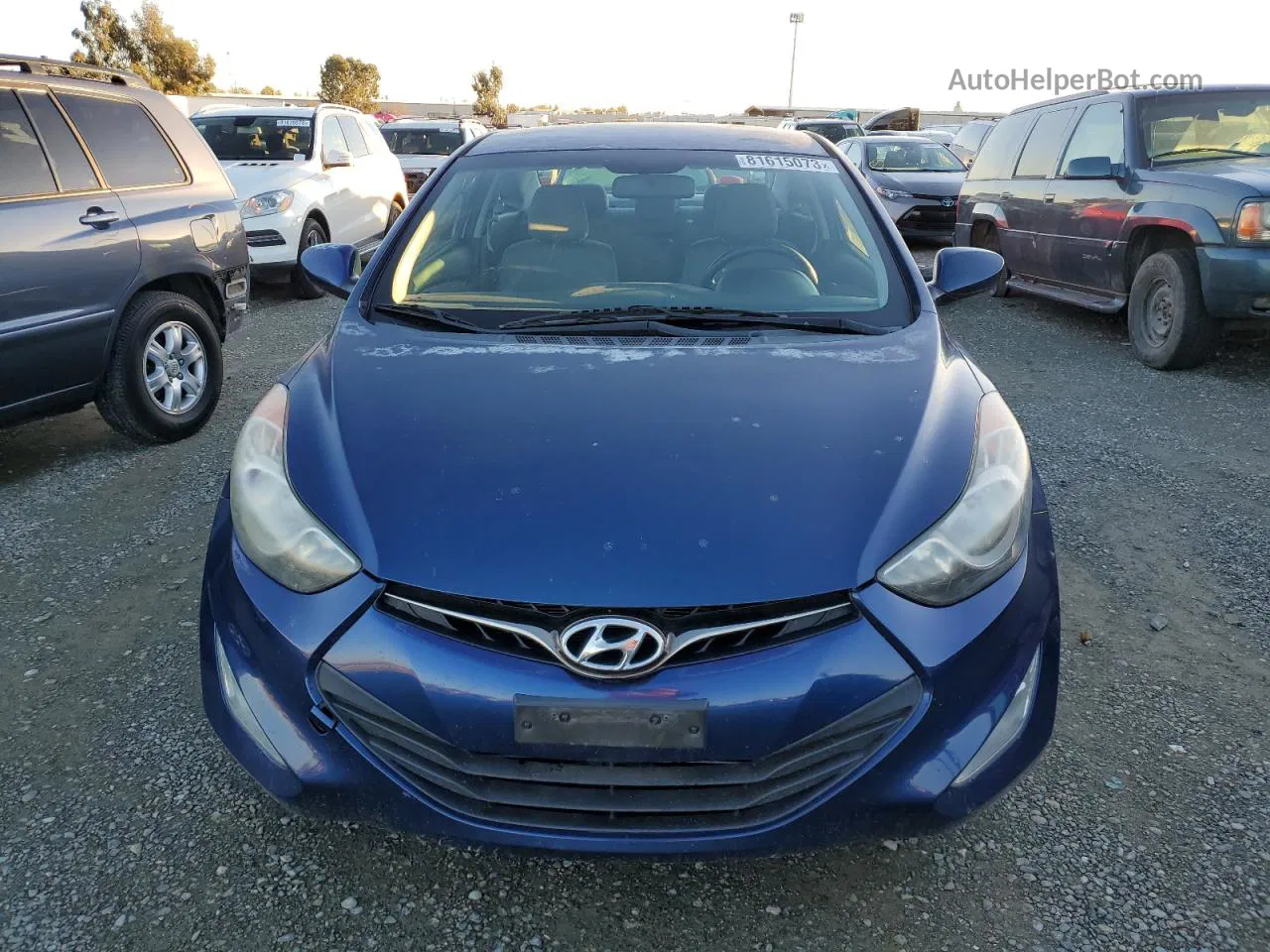 2013 Hyundai Elantra Coupe Gs Blue vin: KMHDH6AE5DU019595