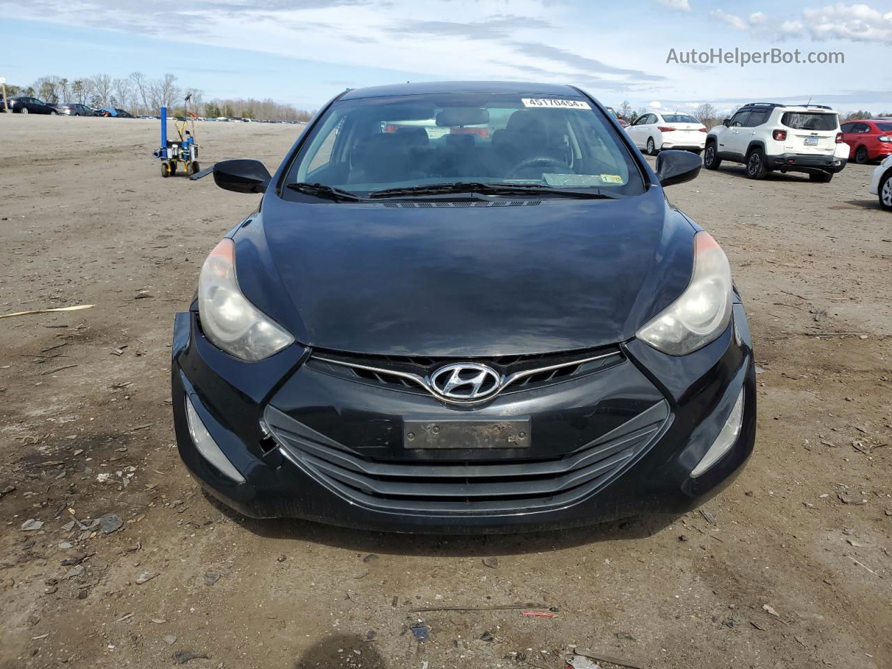 2013 Hyundai Elantra Coupe Gs Black vin: KMHDH6AE9DU014335