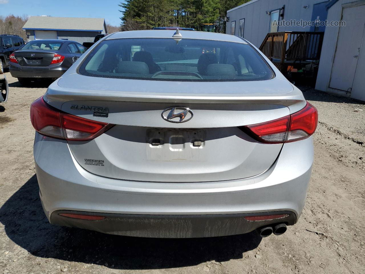 2014 Hyundai Elantra Coupe Gs Серебряный vin: KMHDH6AH0EU024618