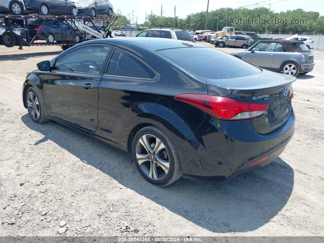 2014 Hyundai Elantra   Black vin: KMHDH6AH3EU026251