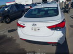 2014 Hyundai Elantra White vin: KMHDH6AH5EU024338