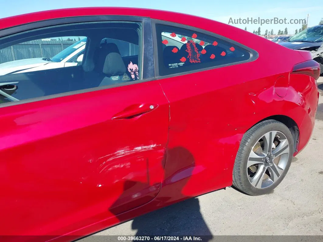 2014 Hyundai Elantra   Red vin: KMHDH6AH5EU026459