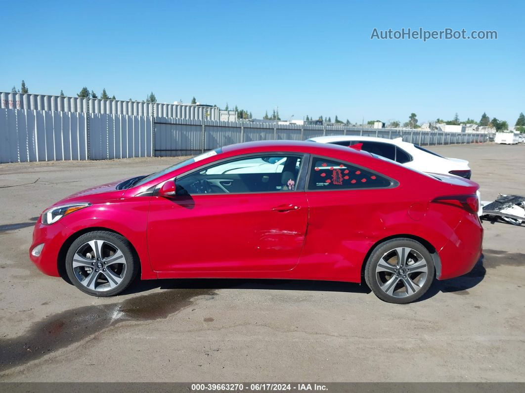 2014 Hyundai Elantra   Red vin: KMHDH6AH5EU026459