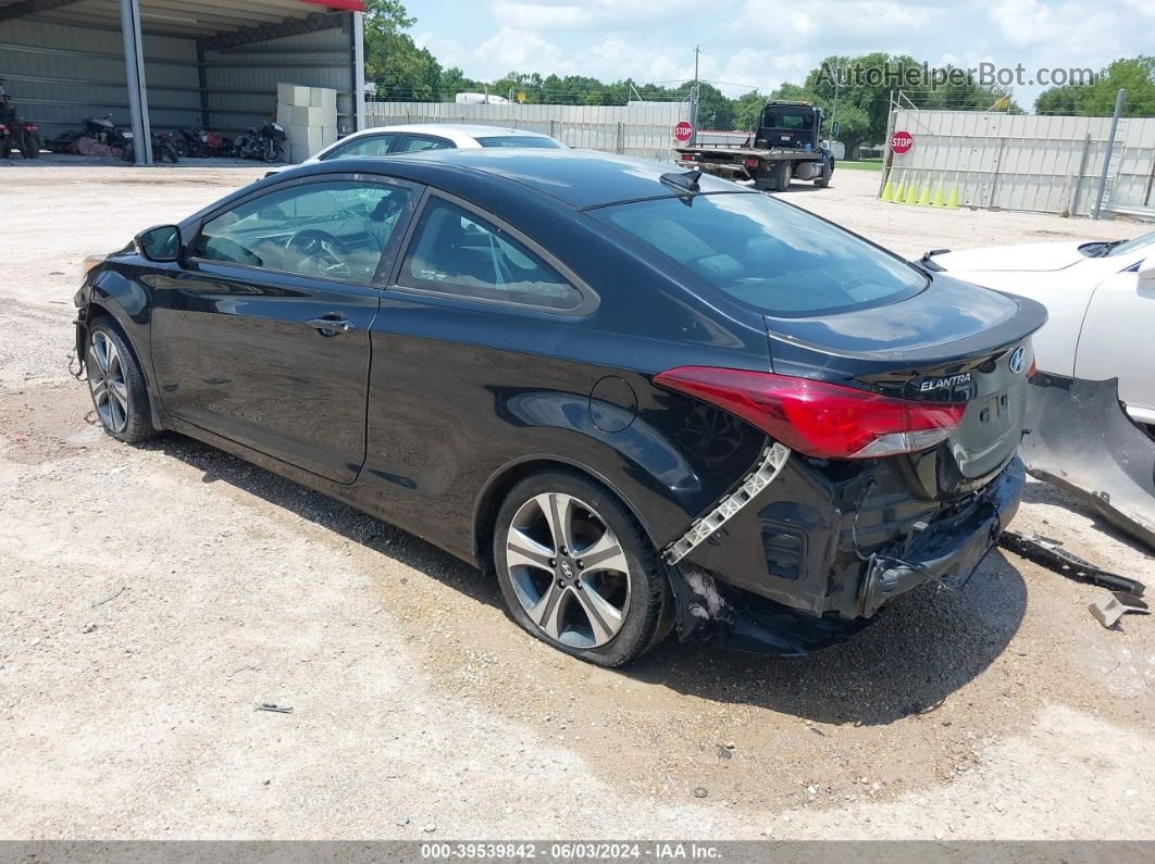 2014 Hyundai Elantra   Black vin: KMHDH6AH5EU028762