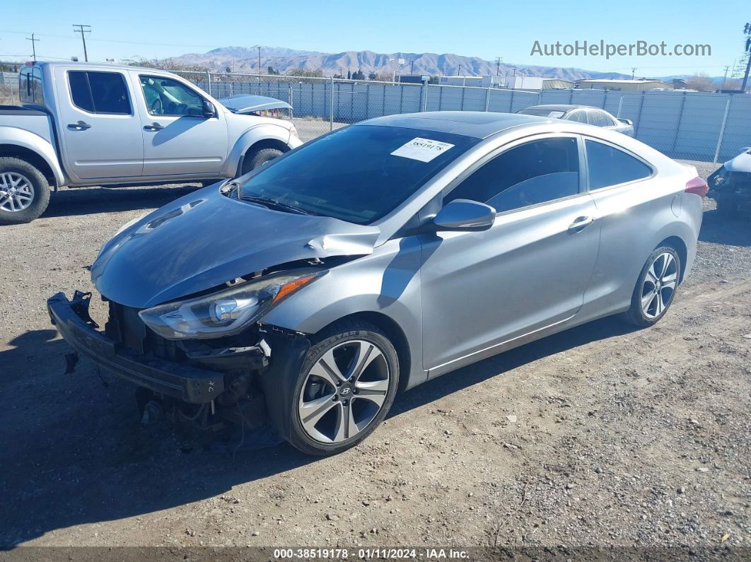 2014 Hyundai Elantra   Gray vin: KMHDH6AHXEU028532