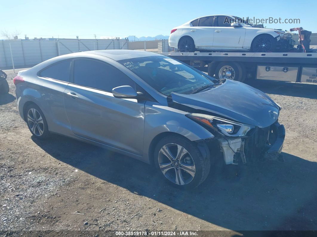 2014 Hyundai Elantra   Серый vin: KMHDH6AHXEU028532