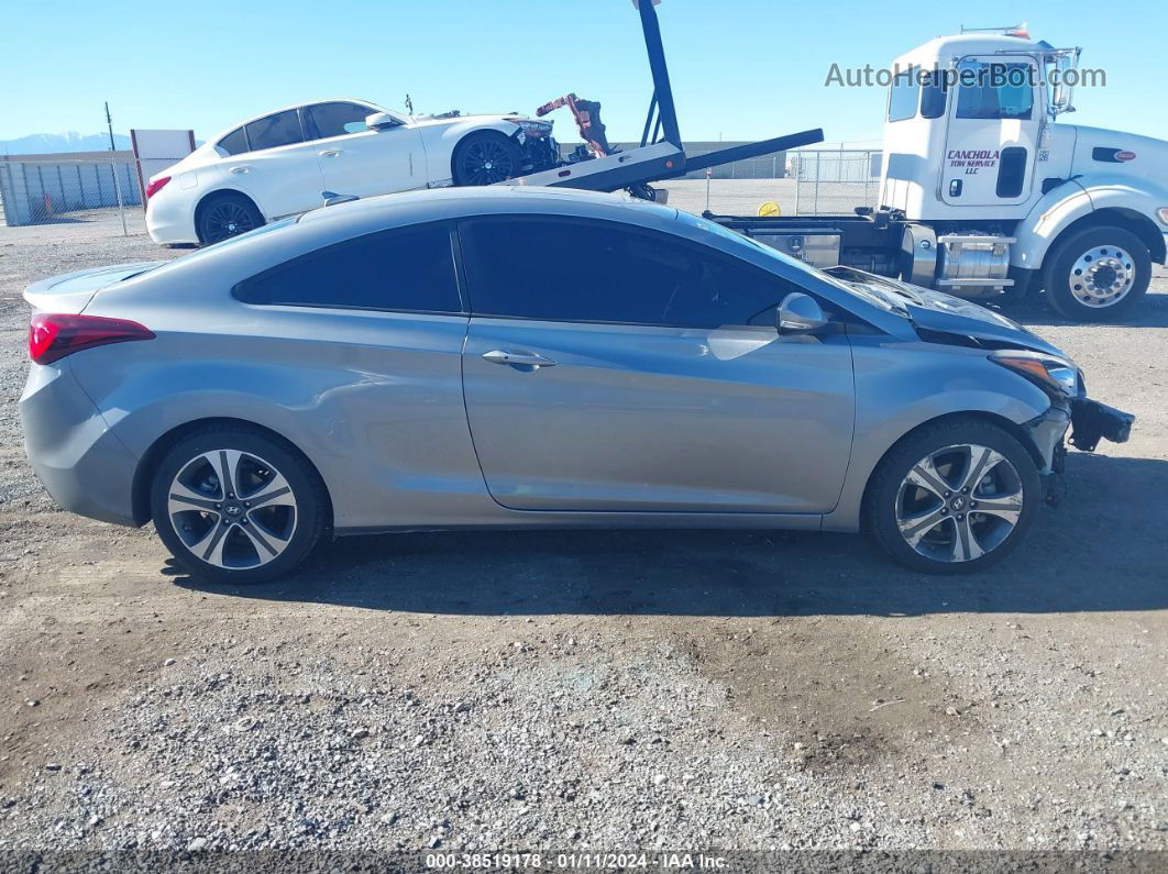 2014 Hyundai Elantra   Gray vin: KMHDH6AHXEU028532