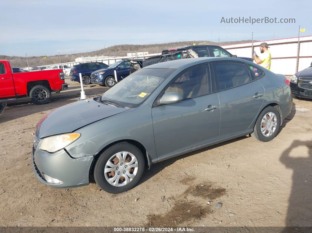 2010 Hyundai Elantra Gls Gray vin: KMHDU4AD0AU021886