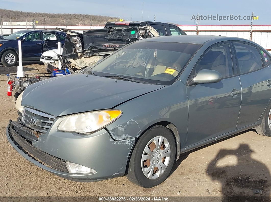 2010 Hyundai Elantra Gls Gray vin: KMHDU4AD0AU021886