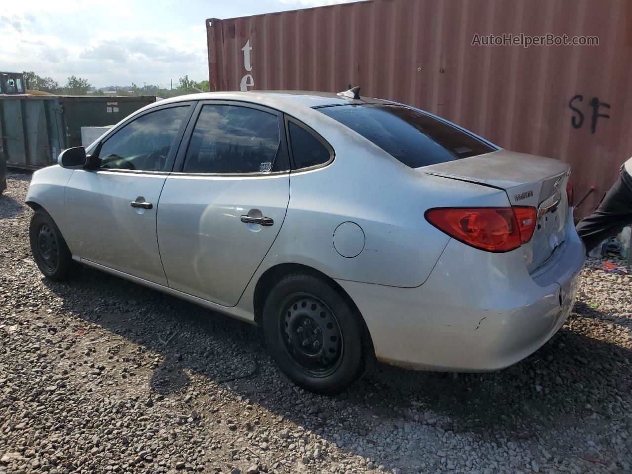 2010 Hyundai Elantra Blue Silver vin: KMHDU4AD0AU059358