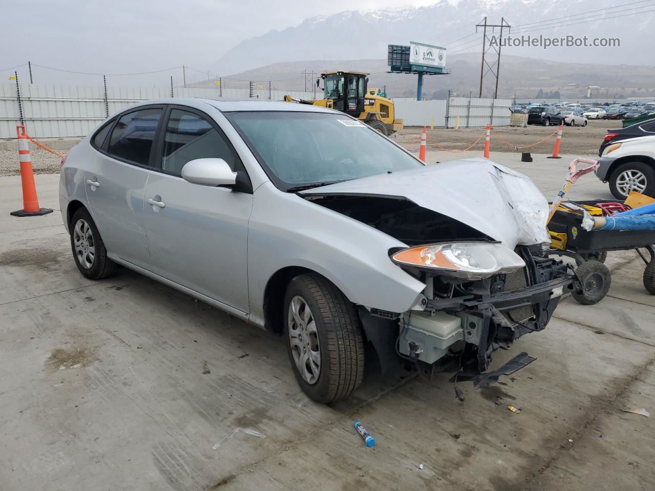 2010 Hyundai Elantra Blue Gray vin: KMHDU4AD0AU061952