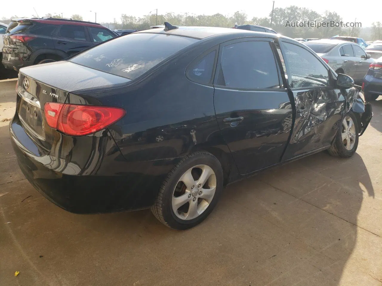 2010 Hyundai Elantra Blue Black vin: KMHDU4AD0AU183002