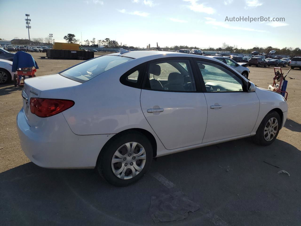 2010 Hyundai Elantra Blue White vin: KMHDU4AD0AU826397