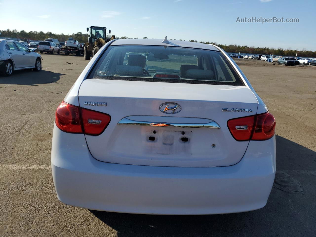 2010 Hyundai Elantra Blue White vin: KMHDU4AD0AU826397