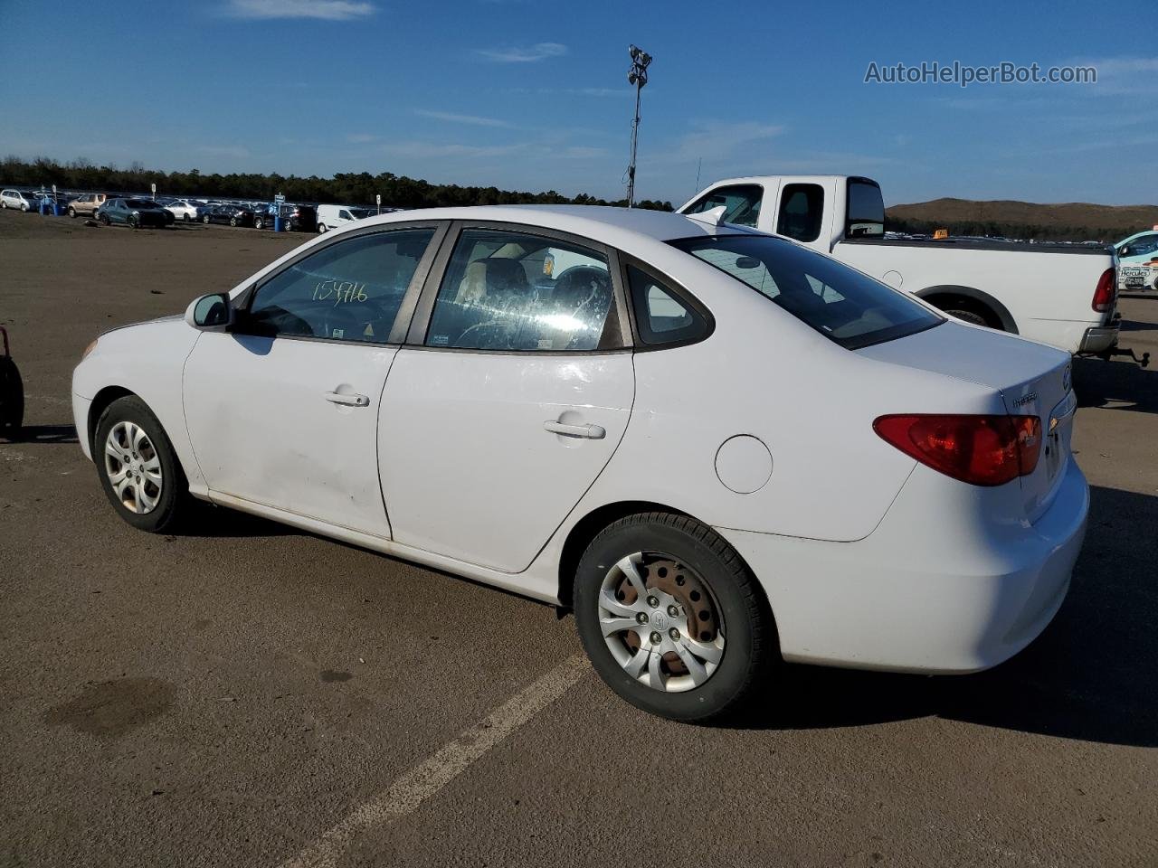 2010 Hyundai Elantra Blue White vin: KMHDU4AD0AU826397