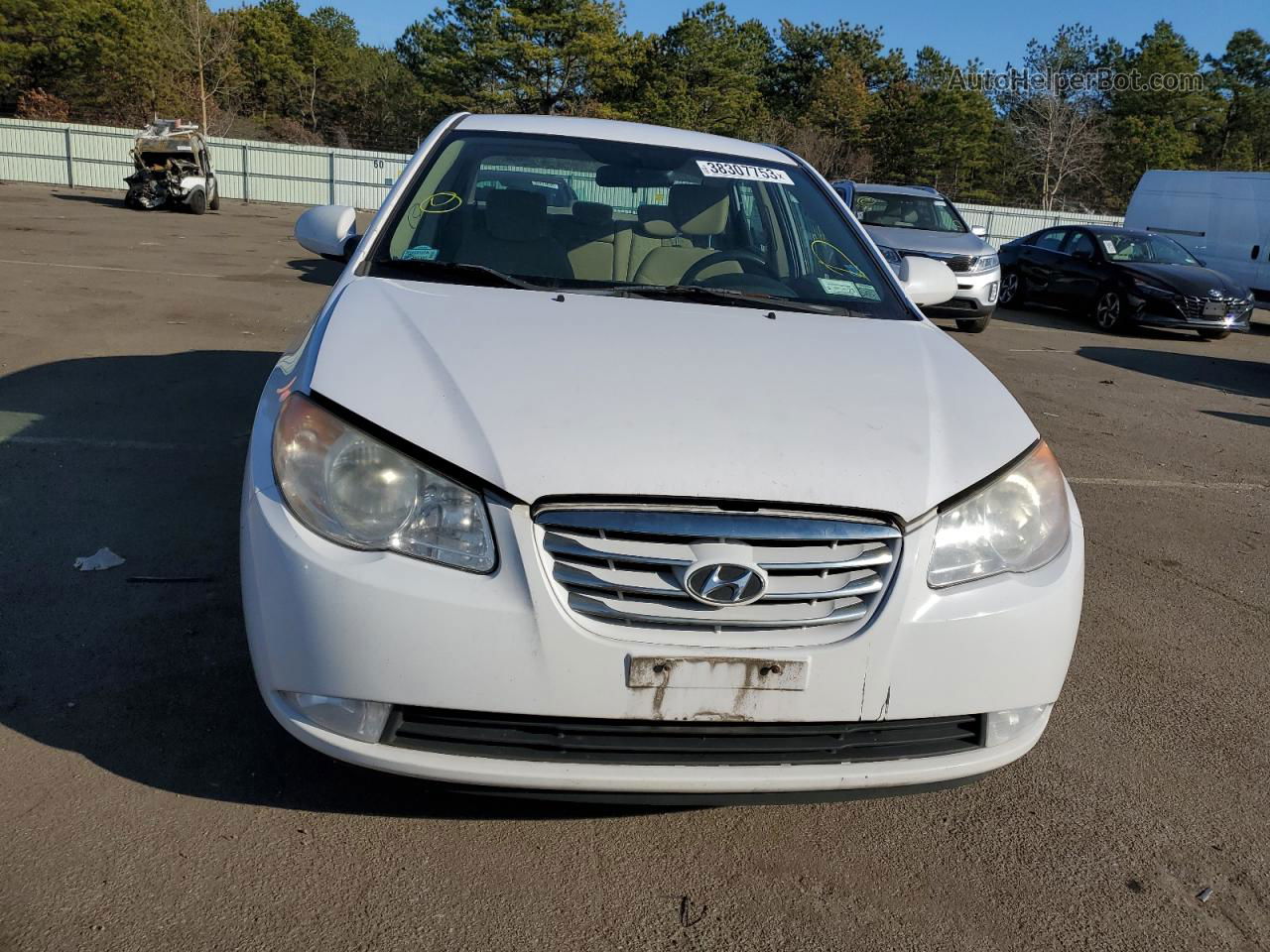 2010 Hyundai Elantra Blue White vin: KMHDU4AD0AU826397