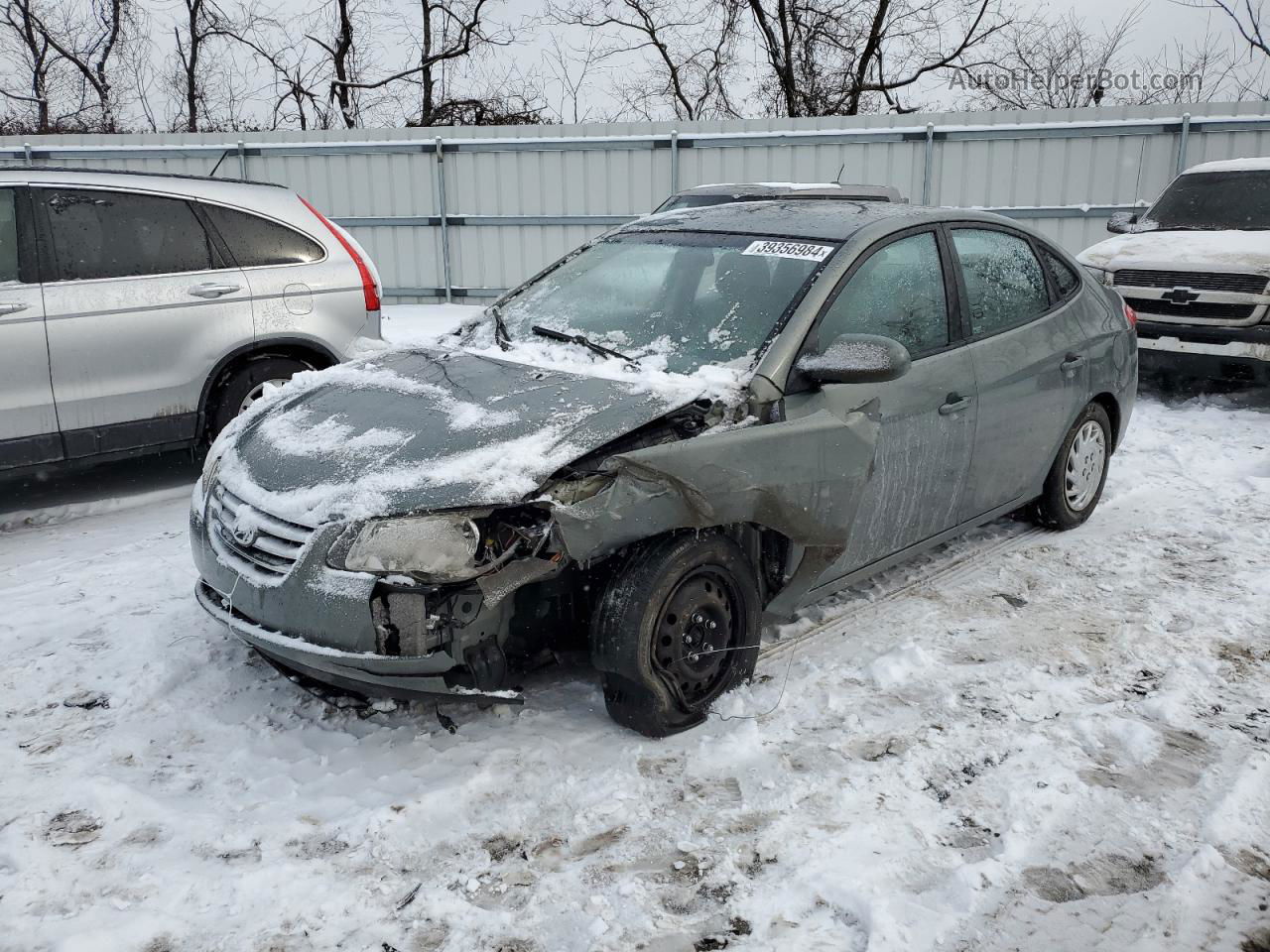 2010 Hyundai Elantra Blue Gray vin: KMHDU4AD0AU861991