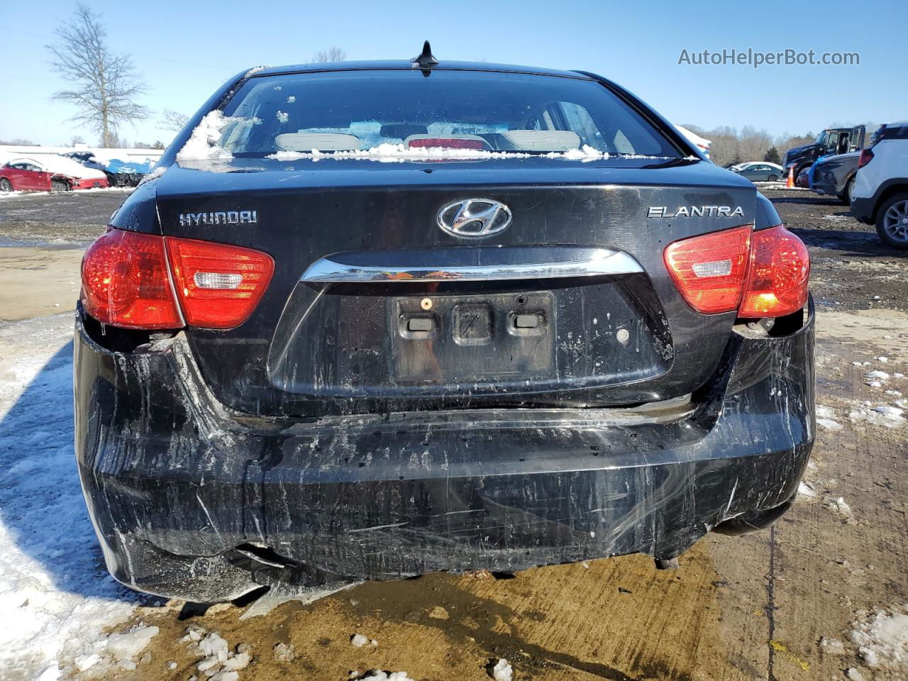 2010 Hyundai Elantra Blue Black vin: KMHDU4AD0AU915824