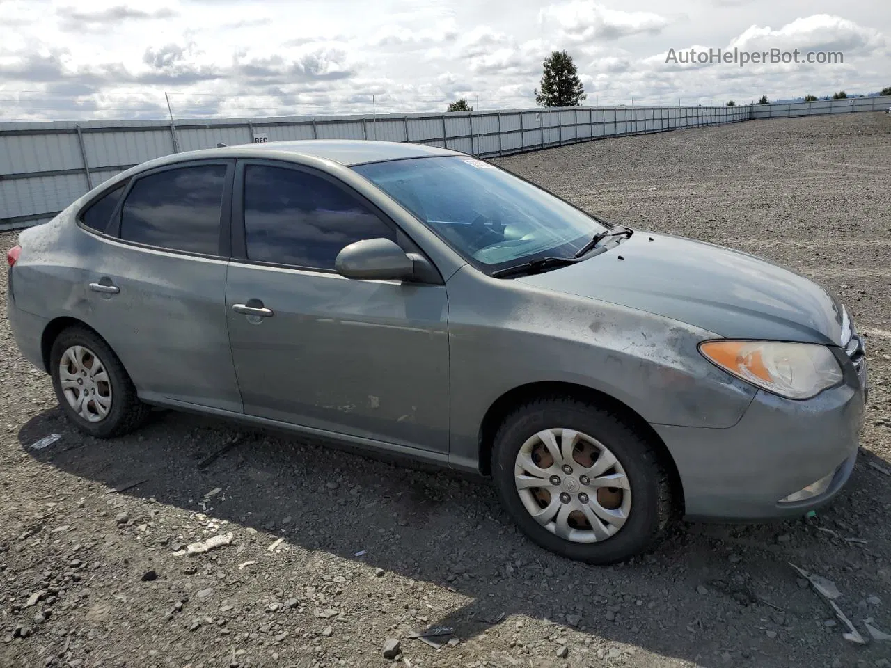 2010 Hyundai Elantra Blue Серый vin: KMHDU4AD0AU943221