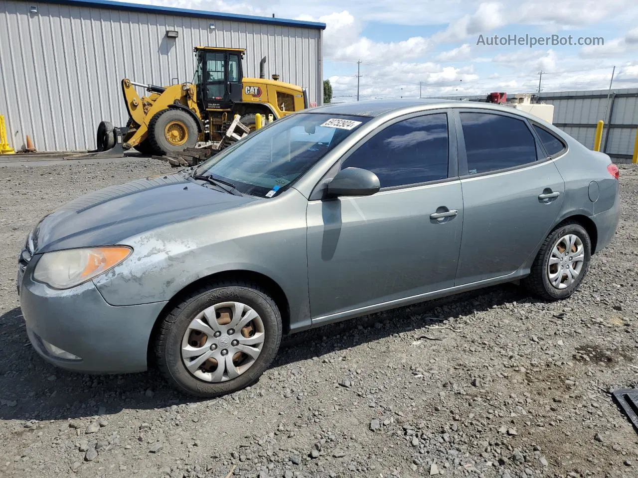 2010 Hyundai Elantra Blue Gray vin: KMHDU4AD0AU943221