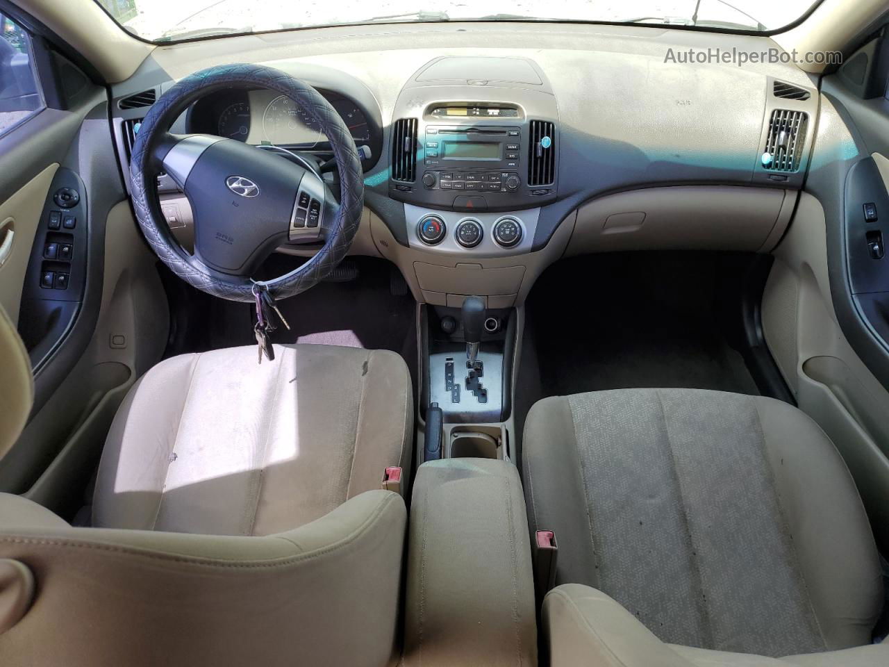 2010 Hyundai Elantra Blue Серый vin: KMHDU4AD0AU943221