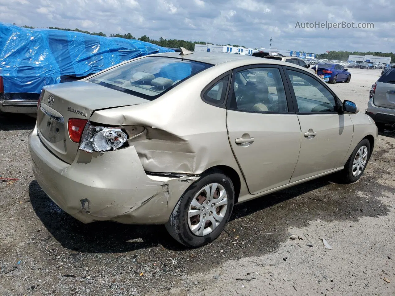 2010 Hyundai Elantra Blue Gold vin: KMHDU4AD0AU953182