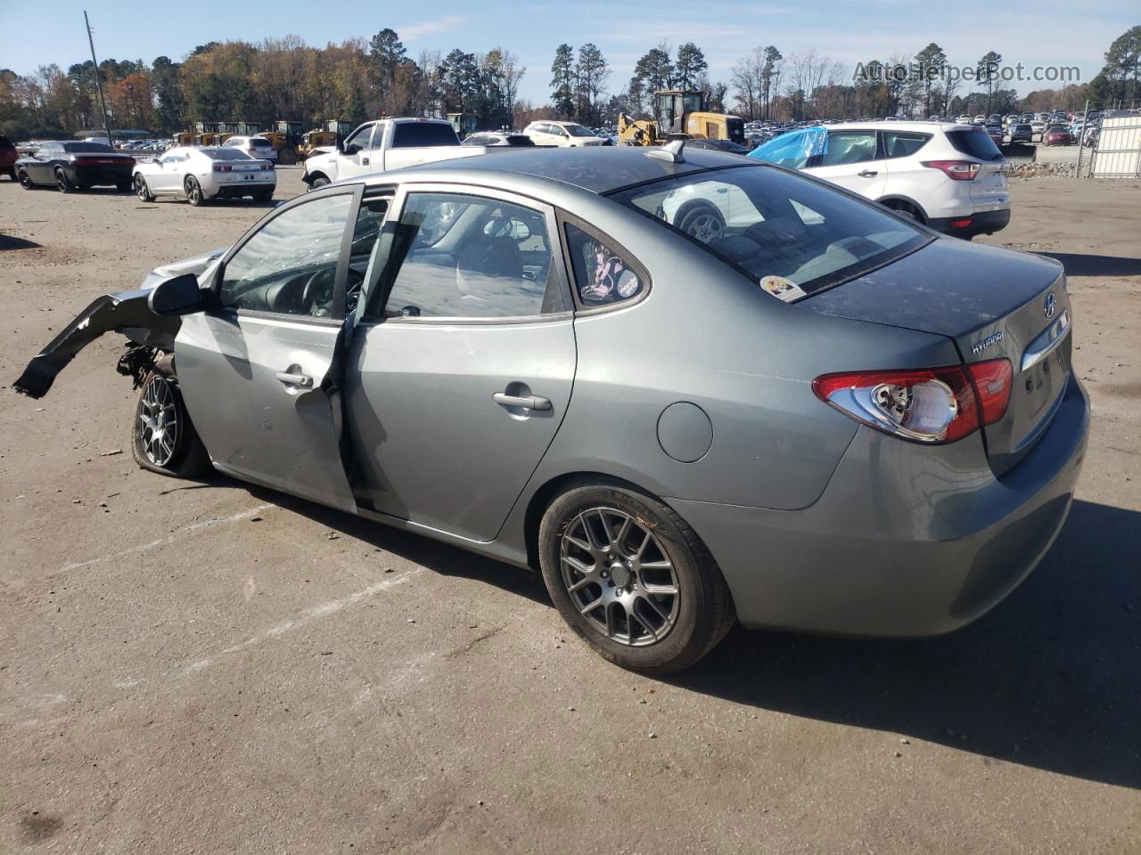 2010 Hyundai Elantra Blue Серебряный vin: KMHDU4AD1AU024649