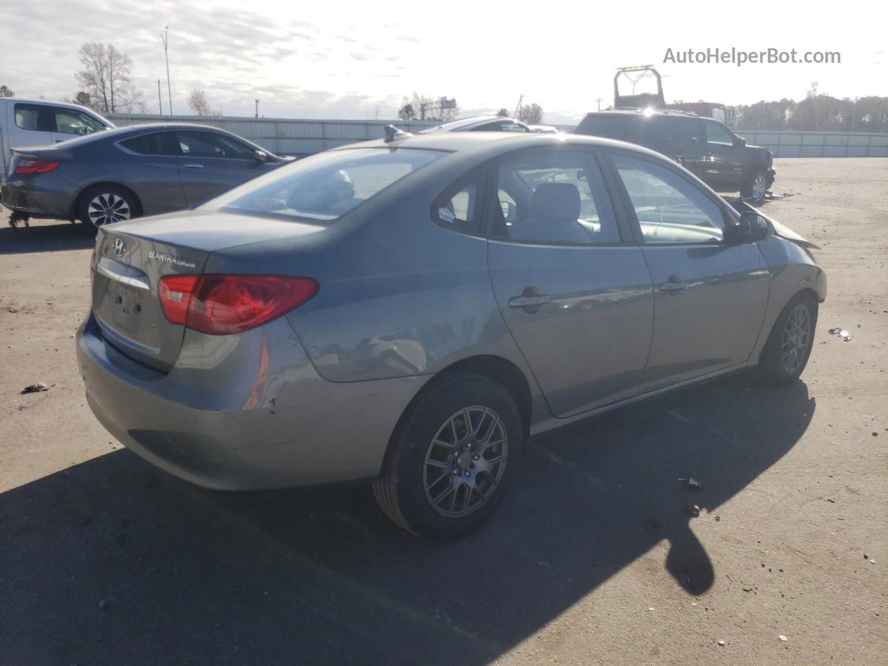 2010 Hyundai Elantra Blue Silver vin: KMHDU4AD1AU024649