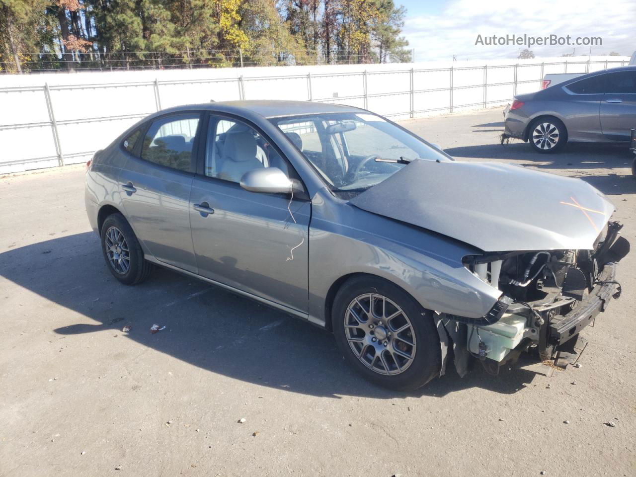 2010 Hyundai Elantra Blue Silver vin: KMHDU4AD1AU024649