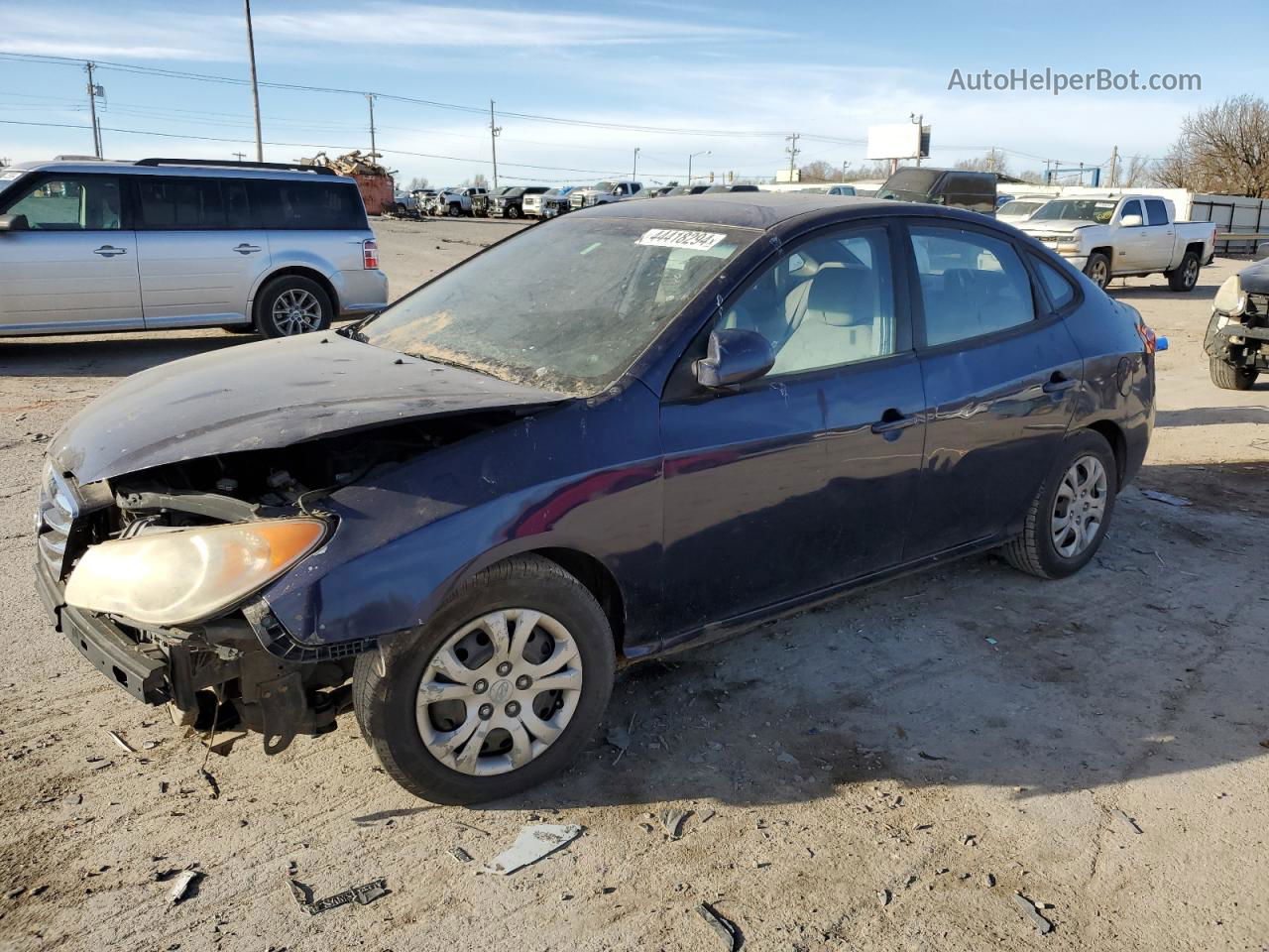 2010 Hyundai Elantra Blue Blue vin: KMHDU4AD1AU063323