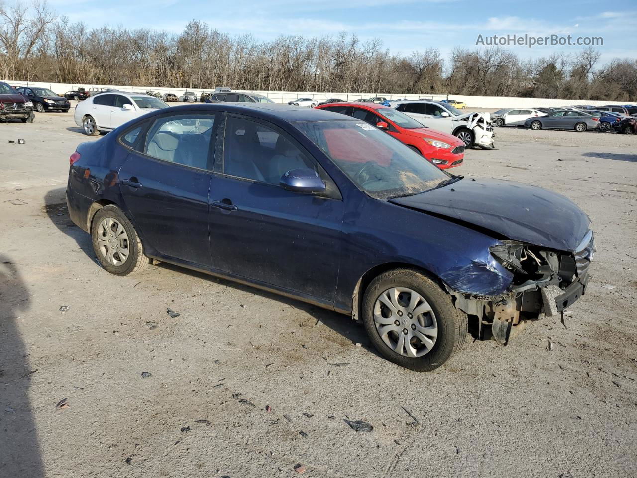 2010 Hyundai Elantra Blue Blue vin: KMHDU4AD1AU063323