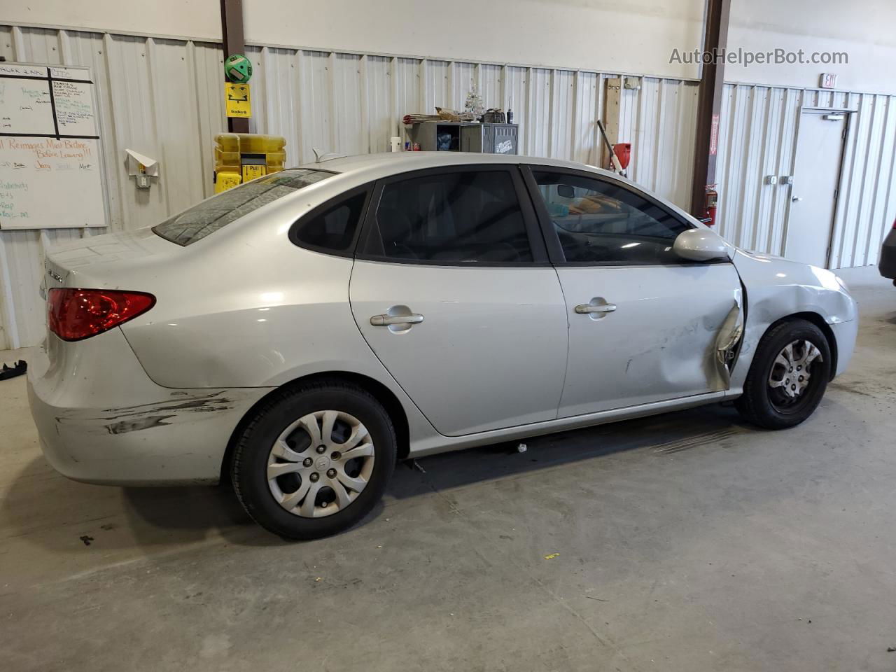 2010 Hyundai Elantra Blue Серебряный vin: KMHDU4AD1AU066156