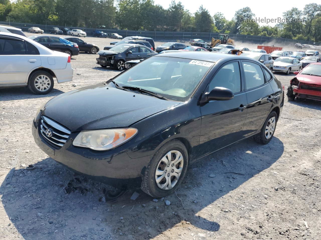 2010 Hyundai Elantra Blue Black vin: KMHDU4AD1AU179900