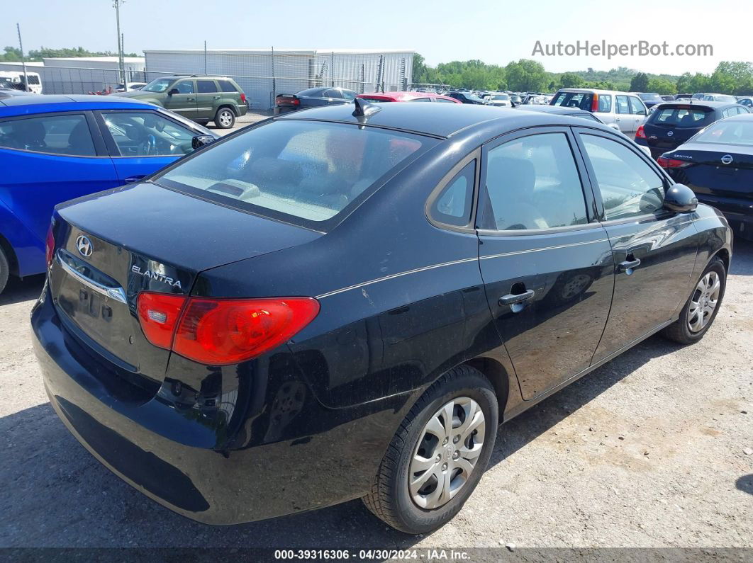 2010 Hyundai Elantra Gls Black vin: KMHDU4AD1AU189276