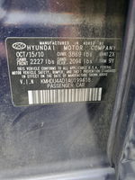 2010 Hyundai Elantra Blue Blue vin: KMHDU4AD1AU199418