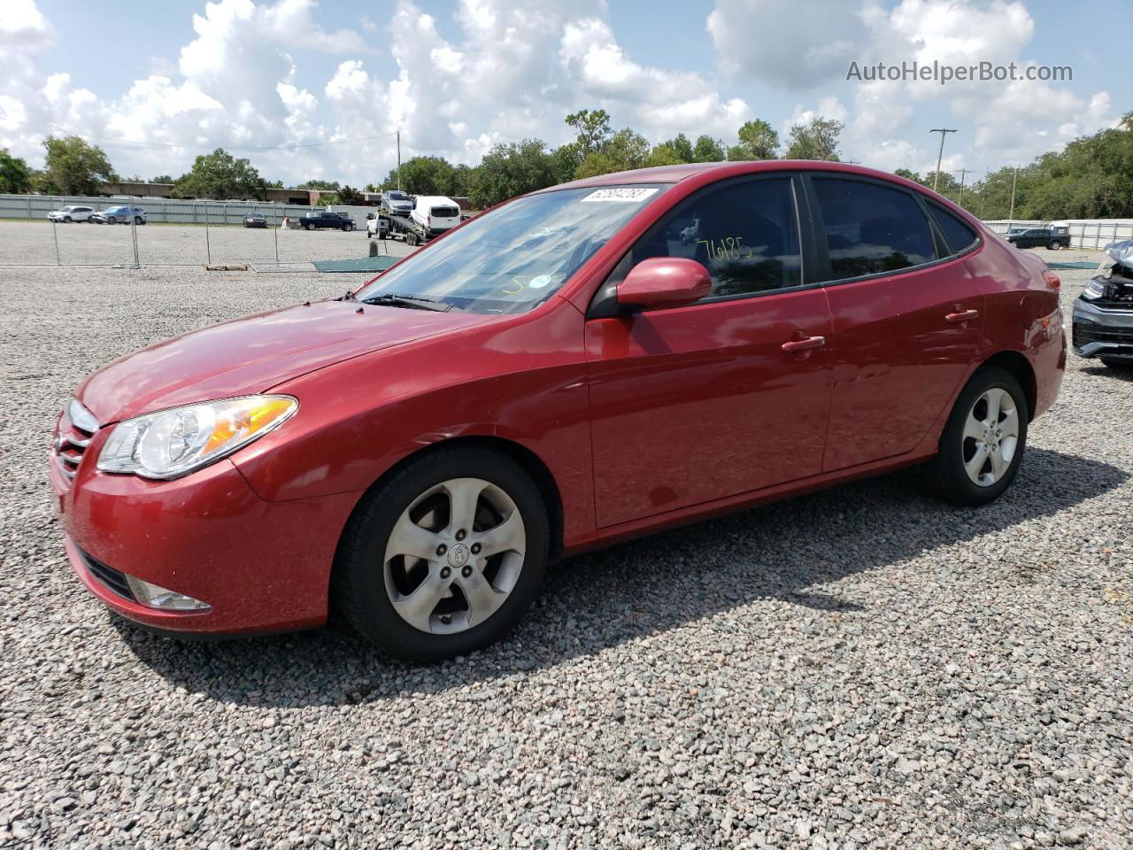 2010 Hyundai Elantra Blue Maroon vin: KMHDU4AD1AU199810