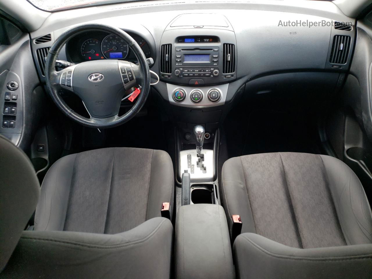 2010 Hyundai Elantra Blue Темно-бордовый vin: KMHDU4AD1AU199810