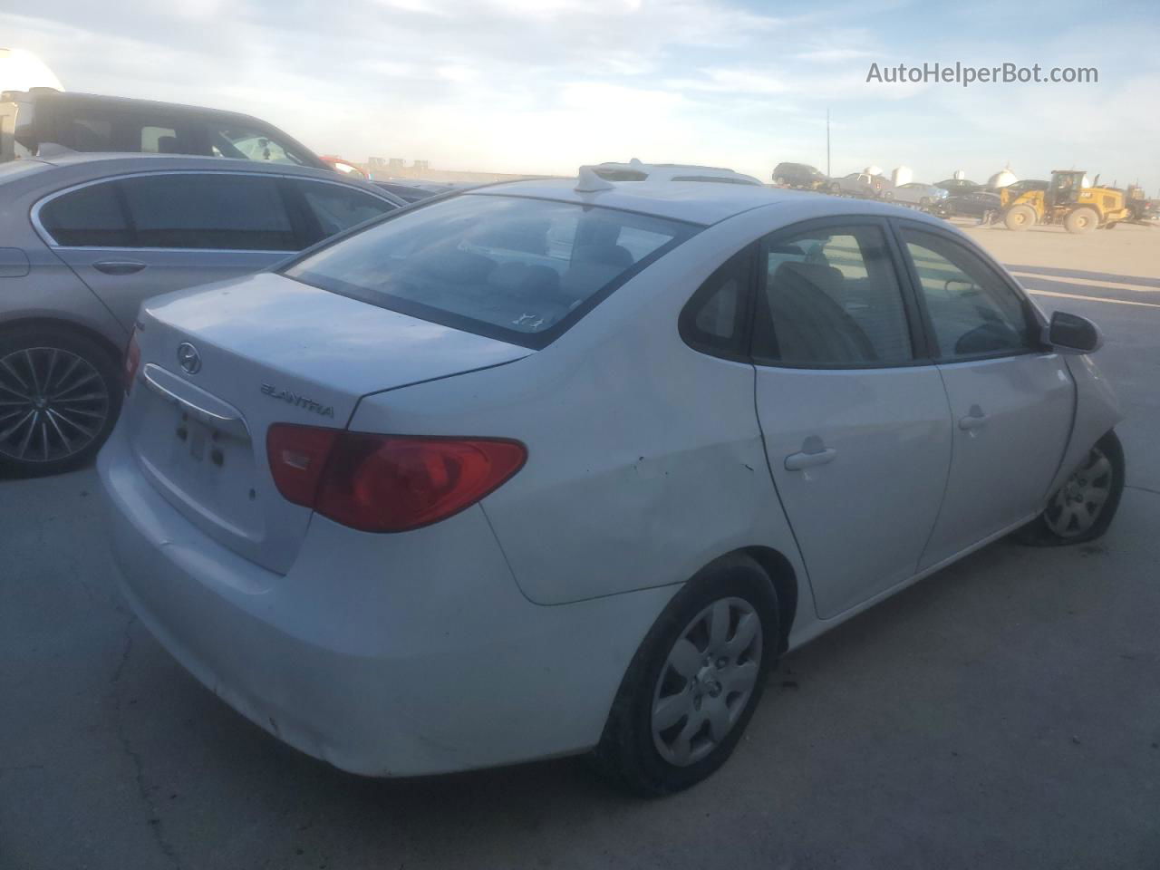 2010 Hyundai Elantra Blue Белый vin: KMHDU4AD1AU835674