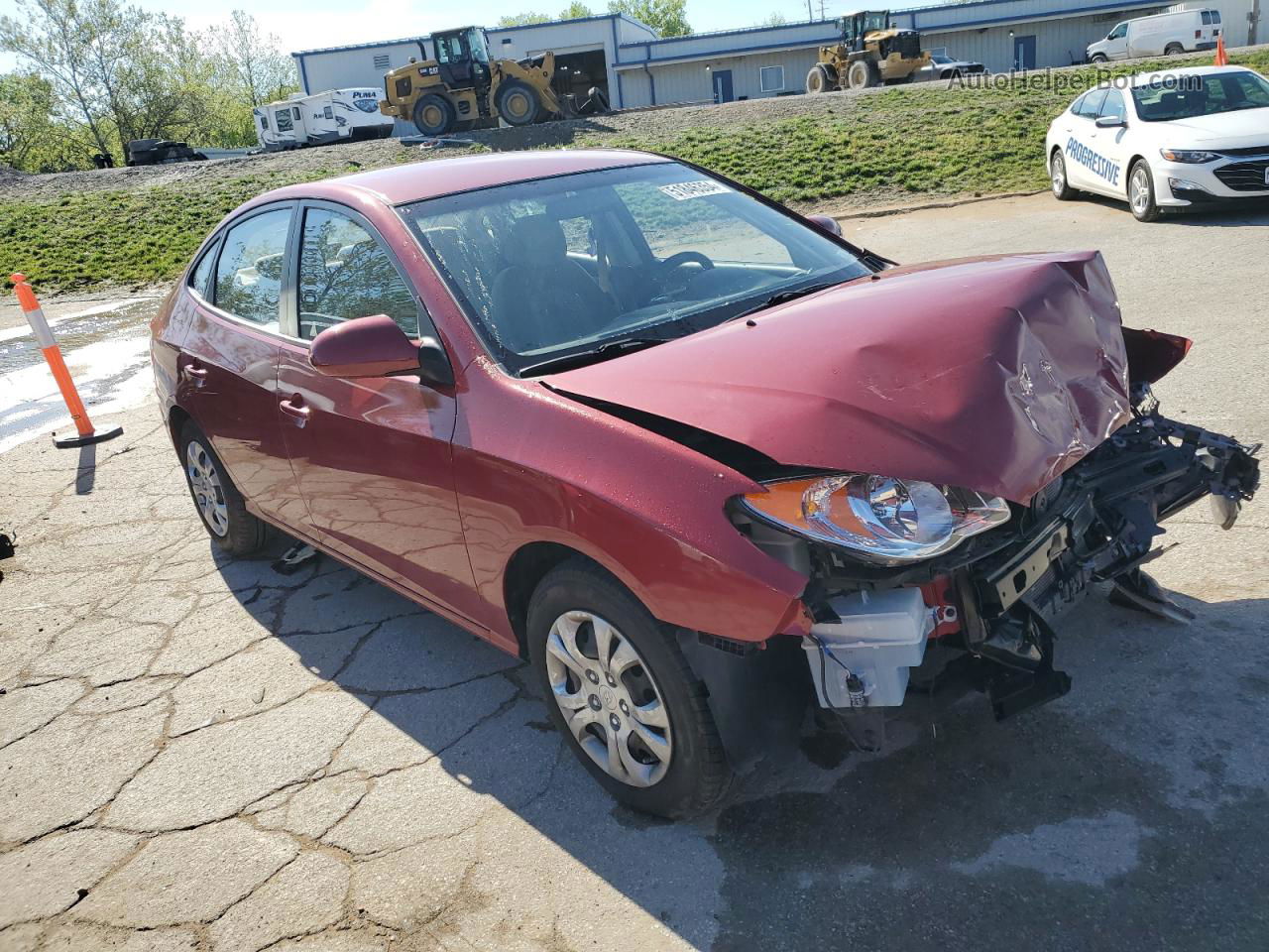 2010 Hyundai Elantra Blue Red vin: KMHDU4AD1AU885216