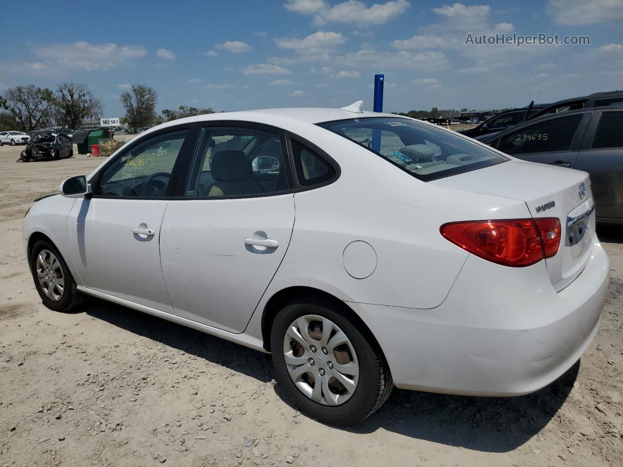 2010 Hyundai Elantra Blue White vin: KMHDU4AD1AU964501