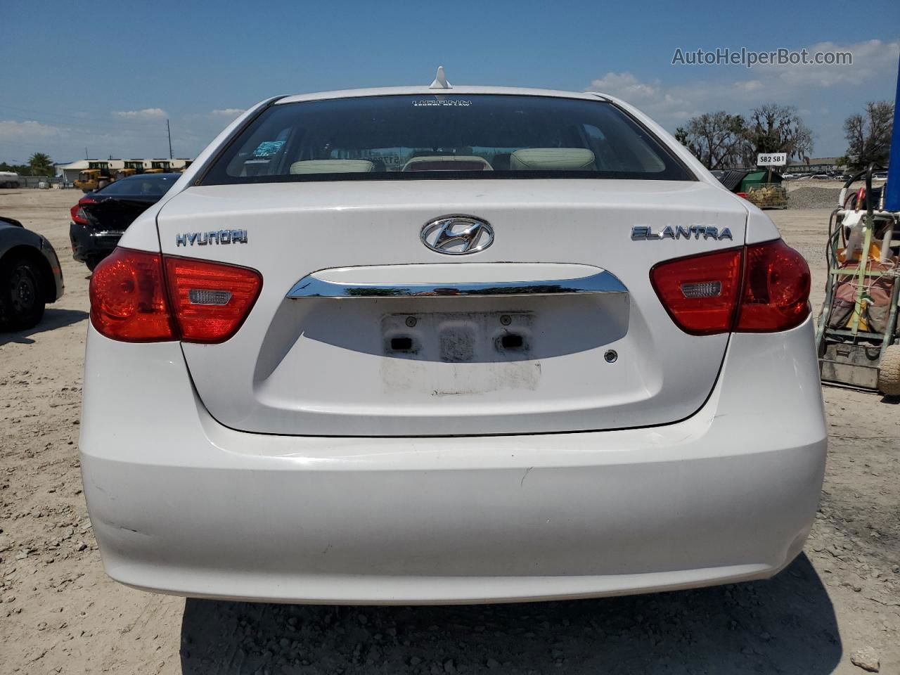 2010 Hyundai Elantra Blue White vin: KMHDU4AD1AU964501