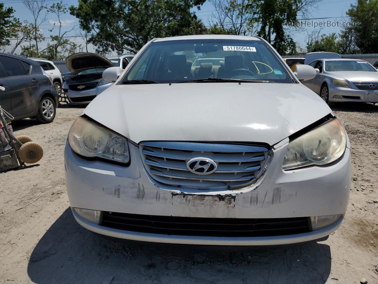 2010 Hyundai Elantra Blue White vin: KMHDU4AD1AU964501