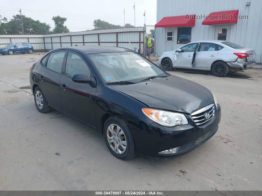 2010 Hyundai Elantra Gls Черный vin: KMHDU4AD1AU972761